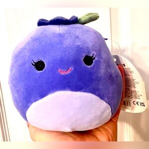 NWT Bluby The Blueberry 5" Squishmallow